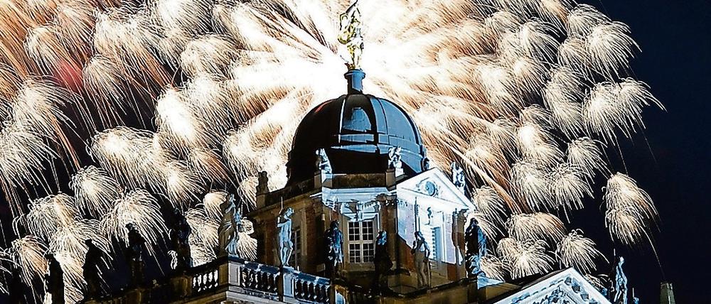 Feuerwerk in Sanssouci.