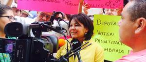 Die Bürgermeisterin der mexikanischen Stadt Temixco, Gisela Mota (Mitte), wurde am Tag nach ihrem Amtsantritt erschossen.