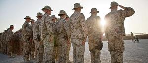 Deutsche Soldaten 2013 in Kundus. Die Stadt wurde vor wenigen Monaten von den Taliban überrannt.