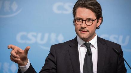 CSU-Generalsekretär Andreas Scheuer. 