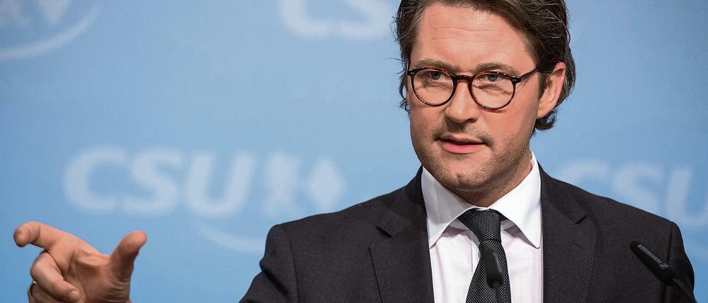 CSU-Generalsekretär Andreas Scheuer.