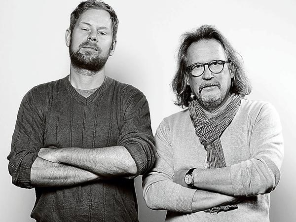 "Aus deinen Kolumnen spricht die Angst!" Harald Martenstein und Peter Fox bei ihrem Gipfeltreffen.