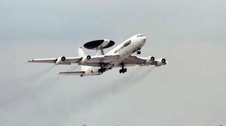 Awacs-Aufklärungsflugzeug der Nato.