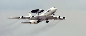 Awacs-Aufklärungsflugzeug der Nato.