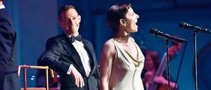 Der Höhepunkt. Meret Becker trifft Tim Fischer – erstmals im Duett.