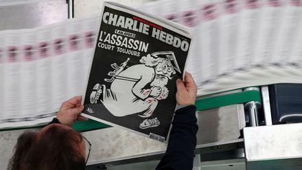 Satire gegen den Terror: Das Titelbild der Charlie-Hebdo-Ausgabe zum Jahrestag der Anschläge.