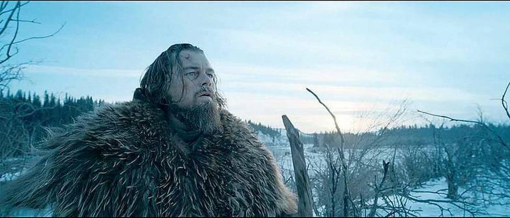 Kälte, Mystik, Einsamkeit. Der Trapper Leonardo DiCaprio. Am Mittwoch kommt der Film in Berlin in die Kinos.