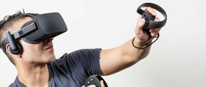 Oculus VR-Brille "Oculus Rift" ist ab dem 6. Januar vorbestellbar. Die beiden Touch genannten Controller soll es erst in der zweiten Jahreshälfte geben.