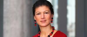 Sahra Wagenknecht, Fraktionsvorsitzende der Partei "Die Linke". 
