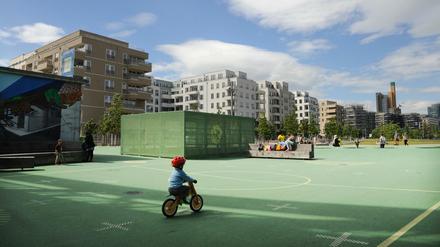 Der neue Kiez in der Flottwellstraße, gleich am Park Gleisdreieck. 