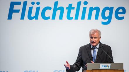 Der bayerische Ministerpräsident Horst Seehofer (CSU) legt sich beim Thema Obergrenze für Flüchtlinge fest: 200.000 pro Jahr seien das Maximum.