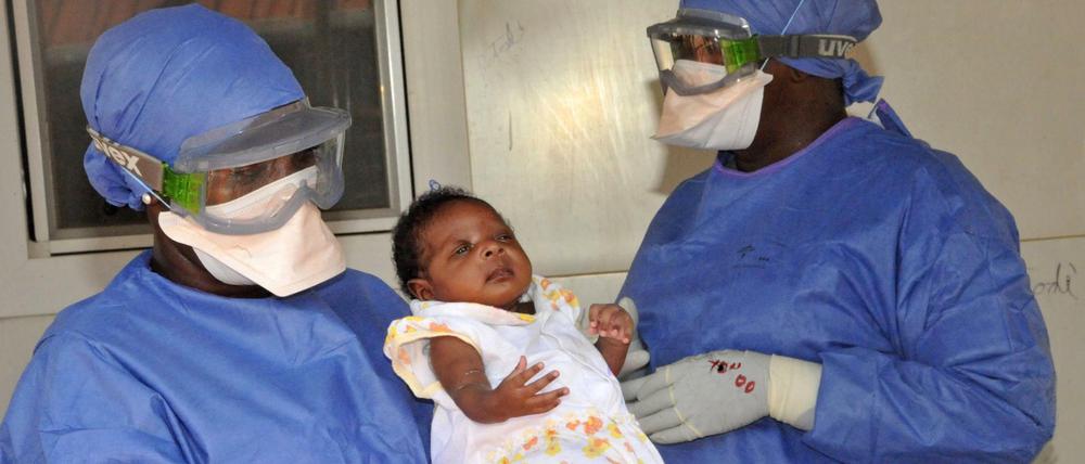 Ein kleines medizinisches Wunder. Nubia war die bisher letzte Ebola-Patientin in Guinea.