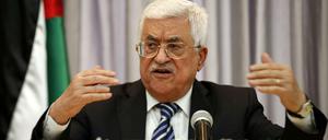 Palästinenserpräsident Mahmoud Abbas am 6. Januar.