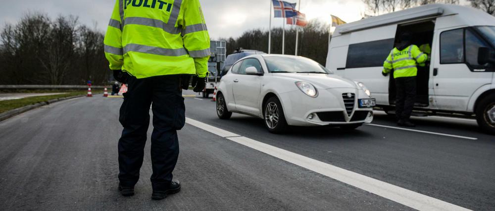 Die Rückkehr des alten Europa: Dänische Polizisten an der deutsch-dänischen Grenze