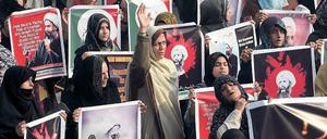 Protest gegen die Hinrichtungen. In mehreren Ländern, wie hier in Pakistan, demonstrierten Schiiten gegen die Hinrichtungswelle in Saudi-Arabien, die sich gegen diese muslimische Glaubensgemeinschaft richtet. Foto: Arif Ali/AFP