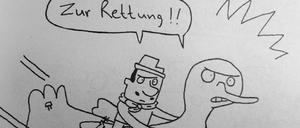 Helden wie sie: Der mexikanische Cowboy Bob, hier mal ohne Skateboard.