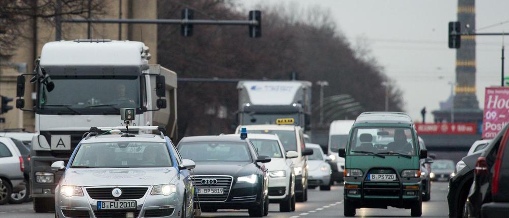 Ab Mittwoch sind wieder Abschnitte der Straße des 17. Juni gesperrt. 