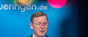 Modell für den Bund: Seit Dezember 2014 führt der Linken-Politiker Bodo Ramelow eine rot-rot-grüne Regierung im Bundesland Thüringen Thüringens 