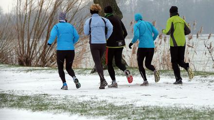 Joggen bei Schnee? Läuft.