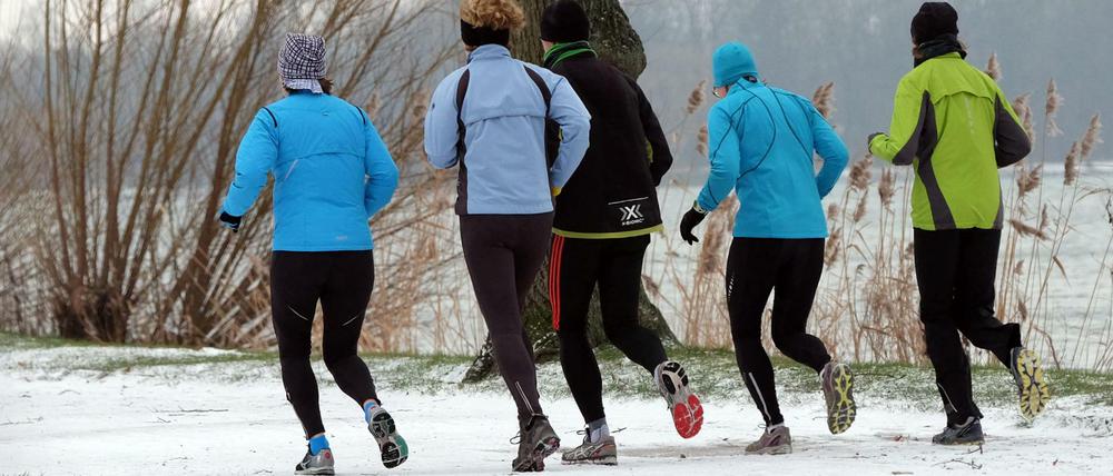 Joggen bei Schnee? Läuft.