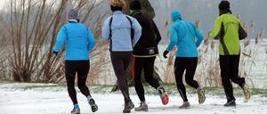 Joggen bei Schnee? Läuft.