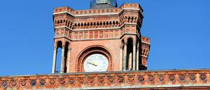 Das Rote Rathaus in Berlin.