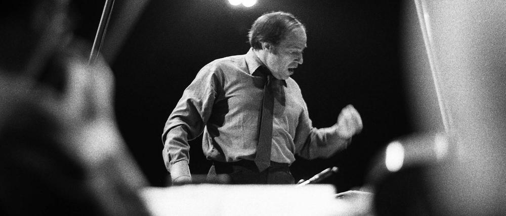 Pierre Boulez 1972 in Paris.