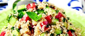 Frischer Bulgursalat für die Jahresendgans?