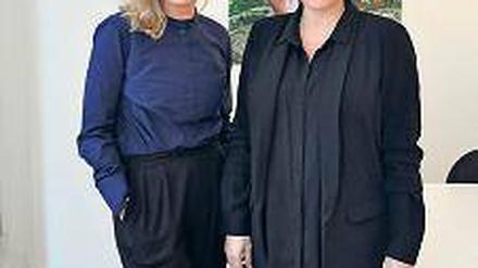 Christina Roth (links) und Stephanie Dettmann in ihrem Office in Mitte.