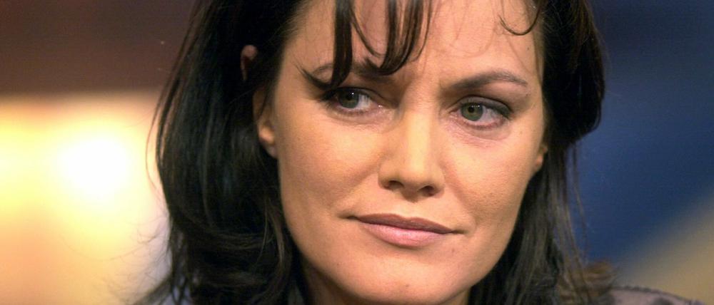 Maja Maranow, deutsche Schauspielerin ("Die Affäre Semmeling", "Ein starkes Team", "Der König von St. Pauli"), aufgenommen am 11.1.2002 in Hamburg.