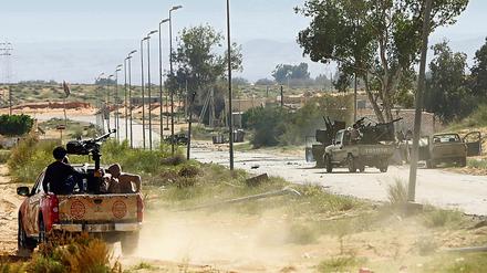 Libyen - hier ein Foto aus dem Dezember aus Bir al Ghanam (90 Kilometer nördlich von Tripolis) - kommt nicht zur Ruhe.