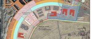 Das ist der Plan. Die Hallen sollen auf dem Vorfeld des Flughafens entstehen.