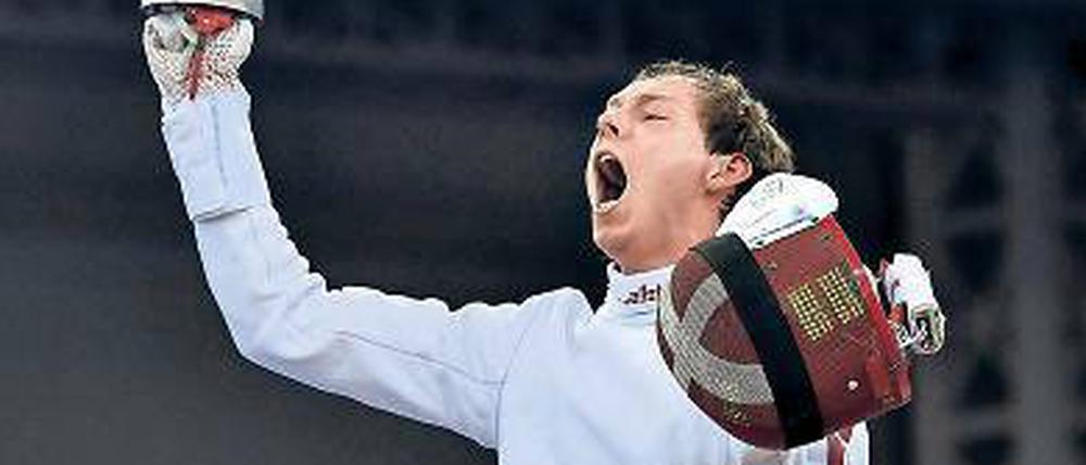 Bald Weltmeister? Von der Osten hat im Fechten noch viel vor. 
