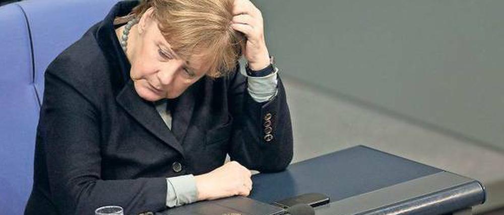  Die Kanzlerin hält sich bei den Debatten zur Flüchtlingspolitik gerade eher zurück.