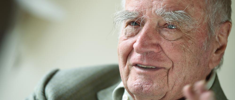 Der Schriftsteller Martin Walser 2015. Im März wird er 89 Jahre alt.
