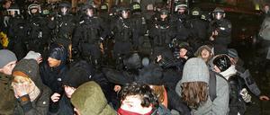 Anti-Pogida-Protest in Potsdam.