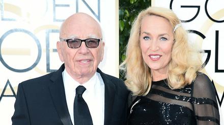 Haben ihre Verlobung bekannt gegeben: Medienmogul Rupert Murdoch und Jerry Hall