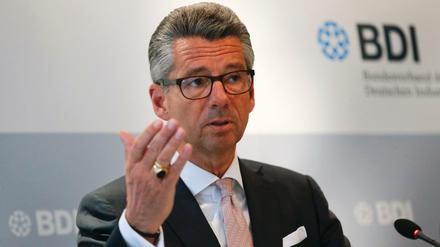 Ungewohnt deutlich kritisiert BDI-Präsident Grillo derzeit die Regierung Merkel.