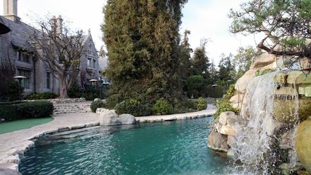 Ein Blick auf die Playboy-Villa in Los Angeles. 