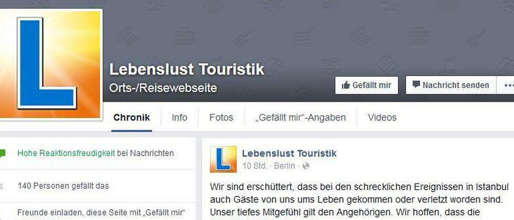Auch auf ihrer Facebookseite äußerte sich die Firma.