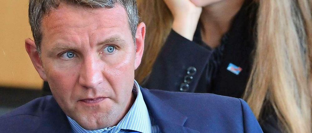 AfD im Thüringer Landtag: Fraktionschef Björn Höcke, Abgeordnetenkollegin Wiebke Muhsal