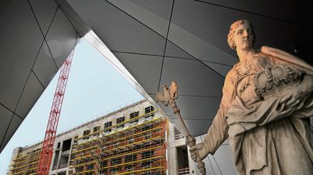 Alles im Plan. Der Schloss-Neubau soll im Budget bleiben und planmäßig im Jahr 2019 öfffnen.