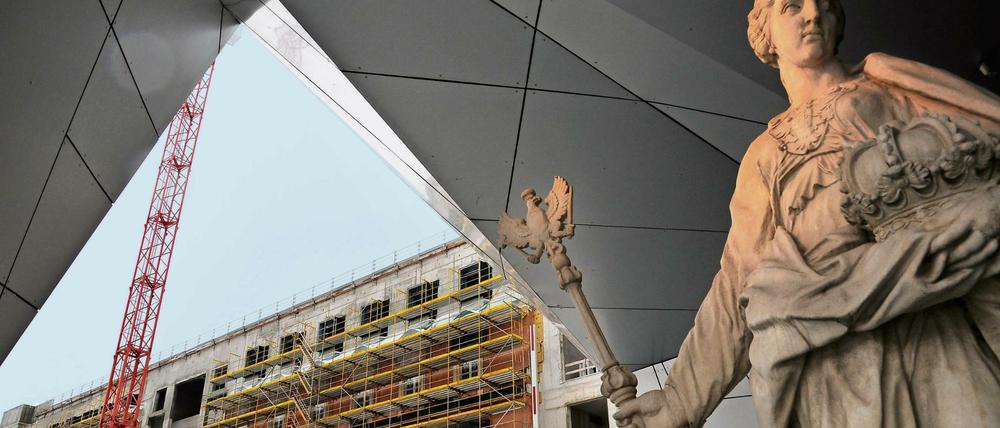 Alles im Plan. Der Schloss-Neubau soll im Budget bleiben und planmäßig im Jahr 2019 öfffnen.