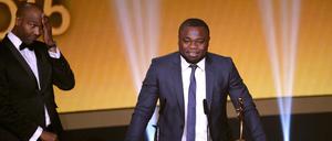 Ex-Nationalspieler Gerald Asamoah durfte in Zürich auch aufs Podest.