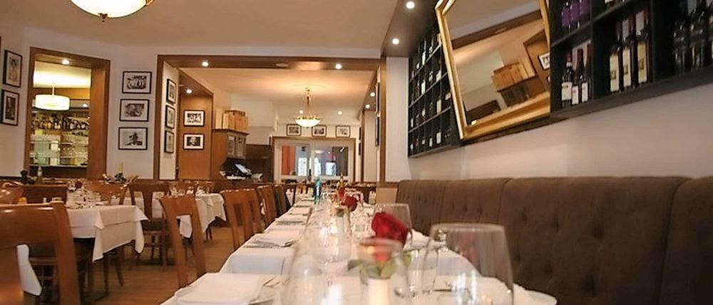 Stilvolles Ambiente. Und italienische Küche für den gehobenen Geschmack: La Cantina in der Bleibtreustraße