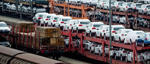 Neue Autos. Viele Europäer haben sich im vergangenen Jahr einen Pkw zugelegt.