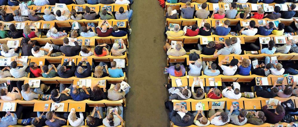 Volles Haus. Die TU Berlin sieht ihre Schmerzgrenze erreicht. 