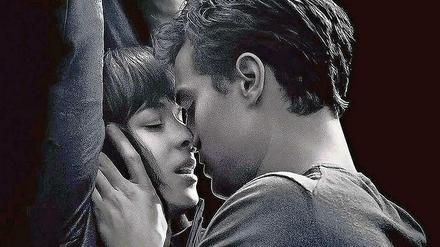 Gleich in sechs Kategorien nominiert: Der Erotikfilm "Fifty Shades of Grey". Hier zu sehen die Schauspieler Jamie Dornan und Dakota Johnson, beide ebenfalls nominiert.