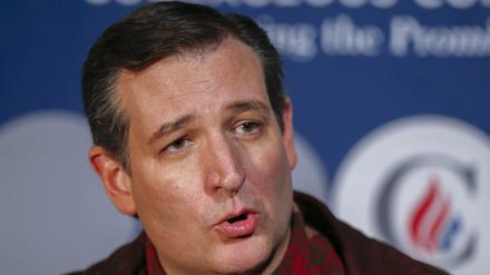 Der Republikaner Ted Cruz während einer Diskussion im Dezember 2015. 