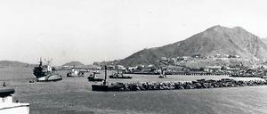 Der Hafen von Aden 1986.